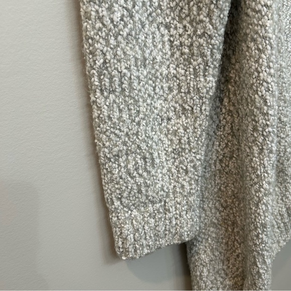 Soft Surroundings Woman’s Very Cozy Cardigan In Light Gray Pockets Zip U… - Picture 6 of 16